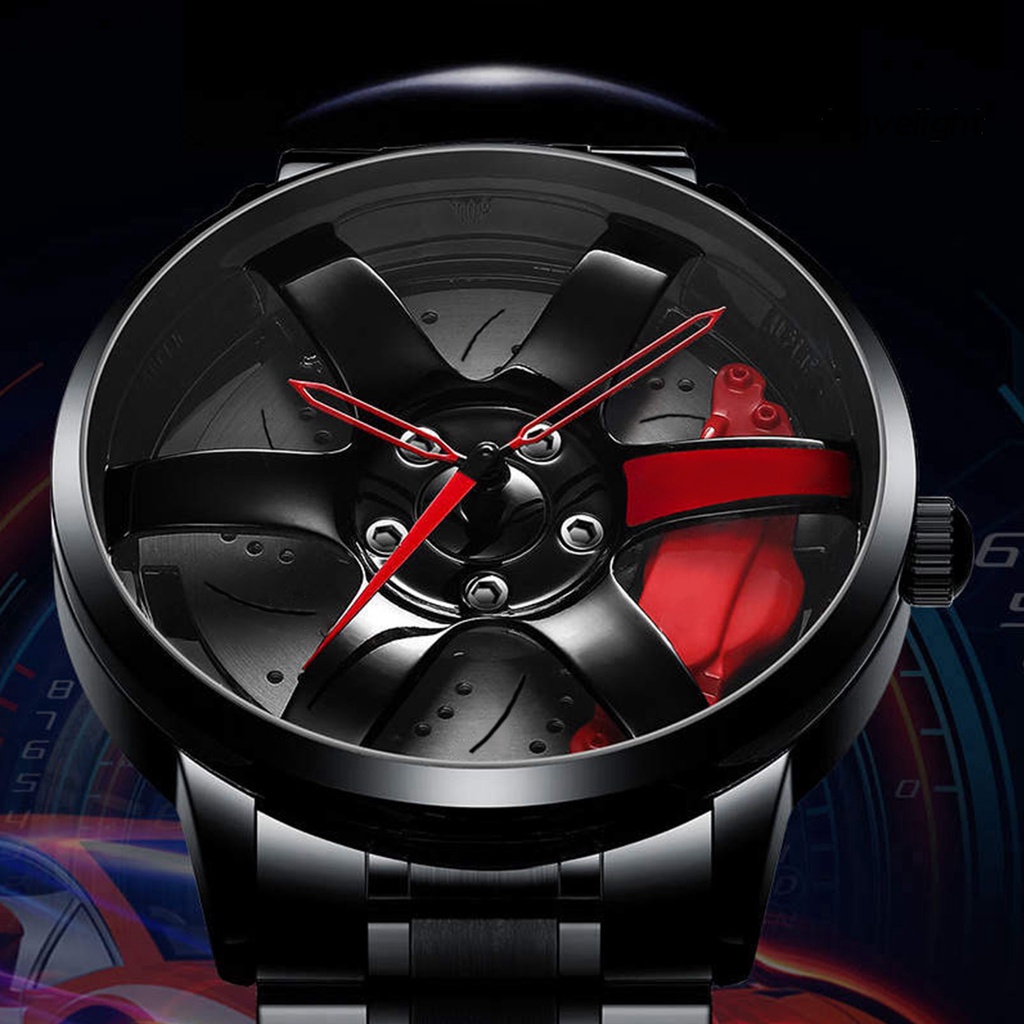 Đồng hồ quartz chống thấm nước thiết kế hình bánh xe
 | BigBuy360 - bigbuy360.vn