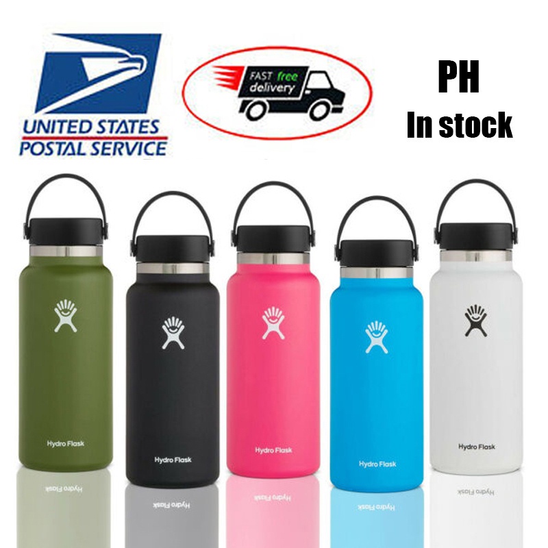 ✔Bình Nước Thủy Tinh Giữ Nhiệt Miệng Rộng 2.0 Dung Tích 32oz / 40oz Bằng Thép Không Gỉ