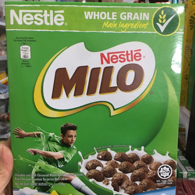 NGŨ CỐC ĂN SÁNG MILO NESTLE 170g