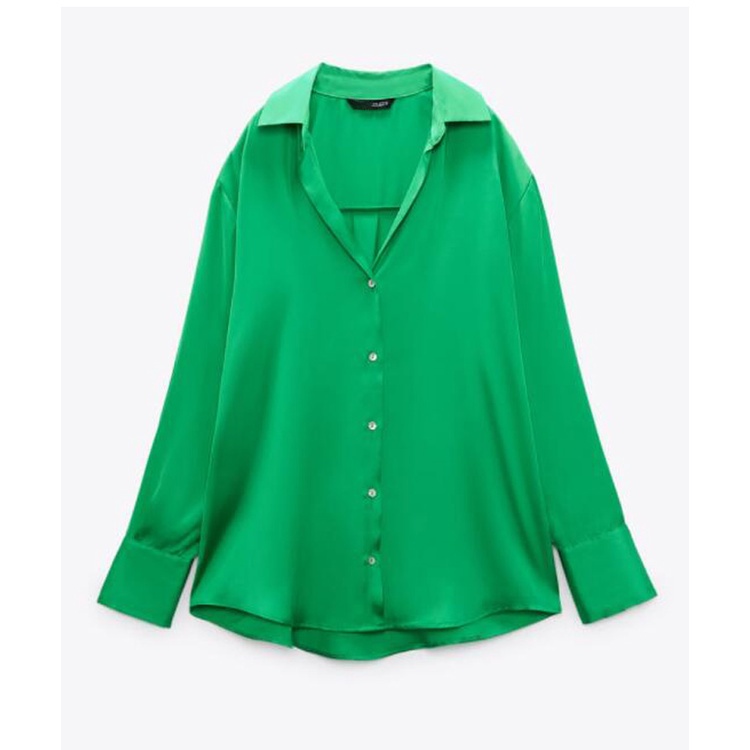 Za Áo Sơ Mi Lụa satin Tinh Tế Thời Trang Mùa Xuân 7969046 8741024