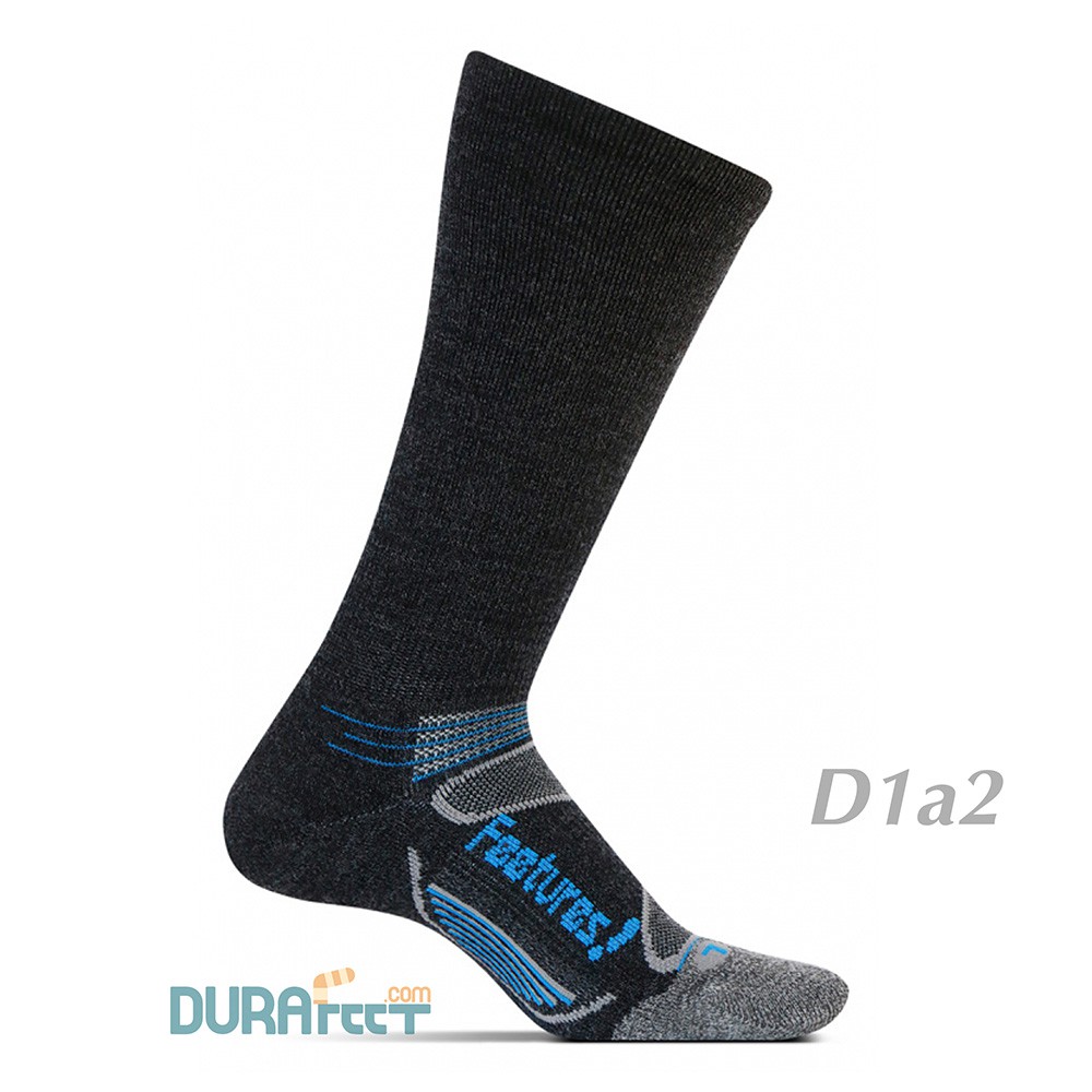 Tất siêu bền cổ dài Feetures mã D1a2 - Vớ thể thao không bai giãn