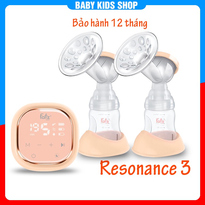 Máy hút sữa fatz RESONANCE 3 - FB1160VN hút điện đôi có matxa - có pin sạc - hút kiệt sữa - 9 cấp độ hút