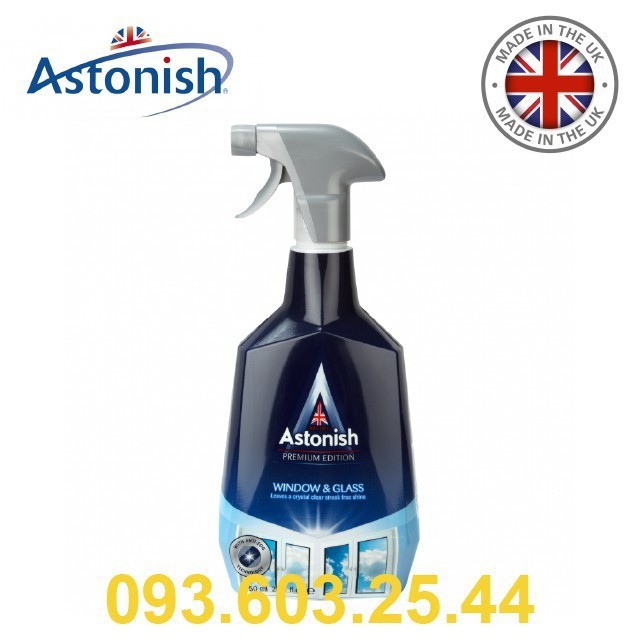 Bình xịt vệ sinh kính Astonish C6950 750ml Anh Quốc - Nước Lau Kính Astonish