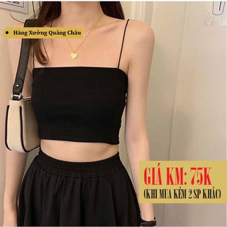 [SẴN] Áo hai dây croptop len Ulzzang Quảng Châu ALB9