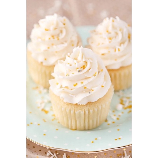 Cốc giấy cupcake mềm (trắng) - đáy 5cm