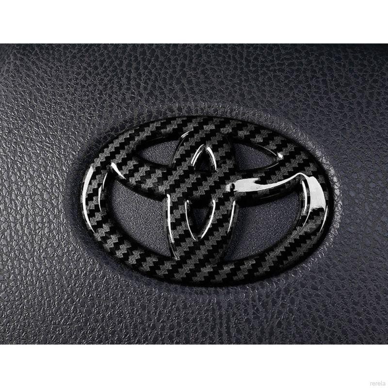 Decal dán trang trí trục giữa vô lăng xe hơi Toyota