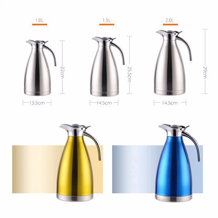 BÌNH GIỮ NHIỆT INOX 2L ( xả kho ) | BigBuy360 - bigbuy360.vn