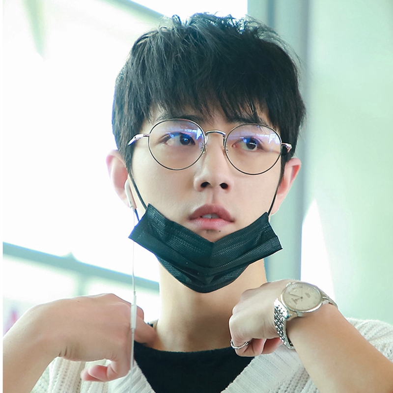 Mắt kính gọng tròn chống bức xạ phong cách Hàn Quốc