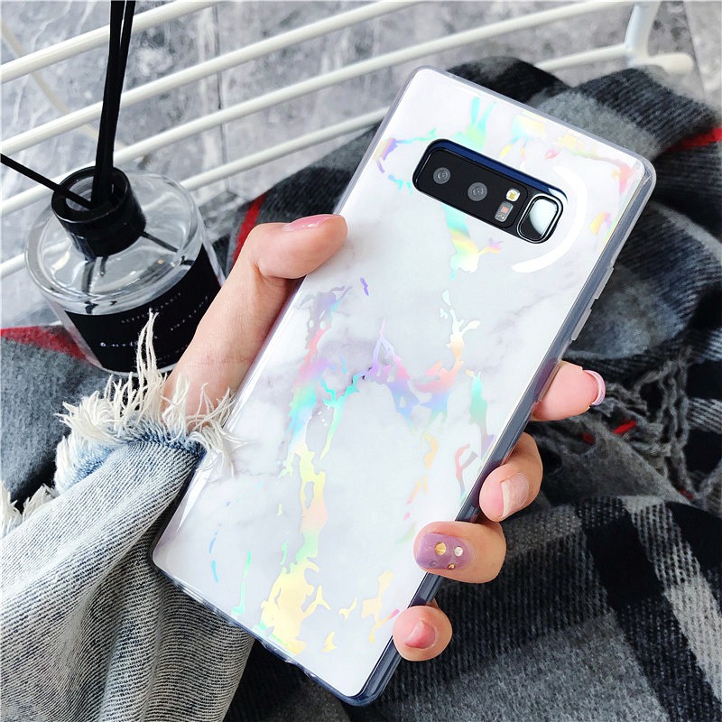 Ốp lưng Samsung Note 9 dẻo đá hoa cương 3D