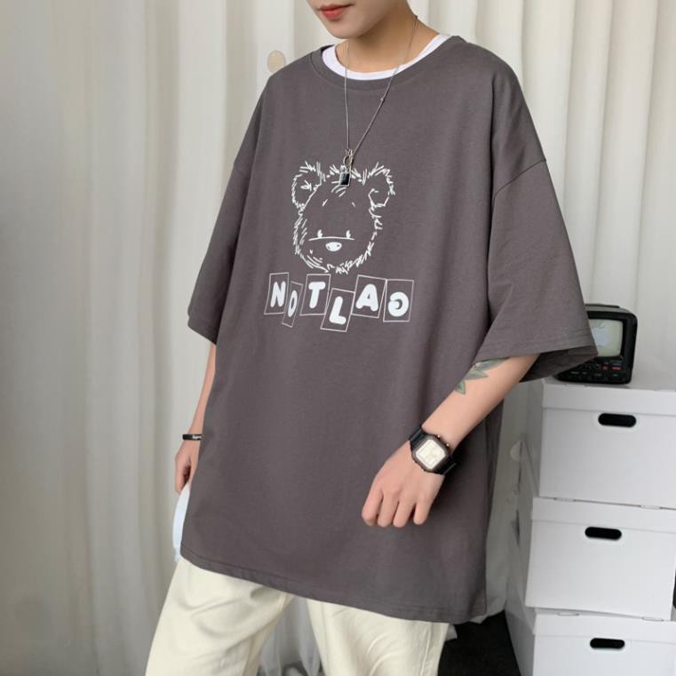 Áo Thun Unisex Nam Nữ Form Rộng Not Lag, Áo Cotton, Áo Thun Ngắn Tay, Áo Form Rộng.