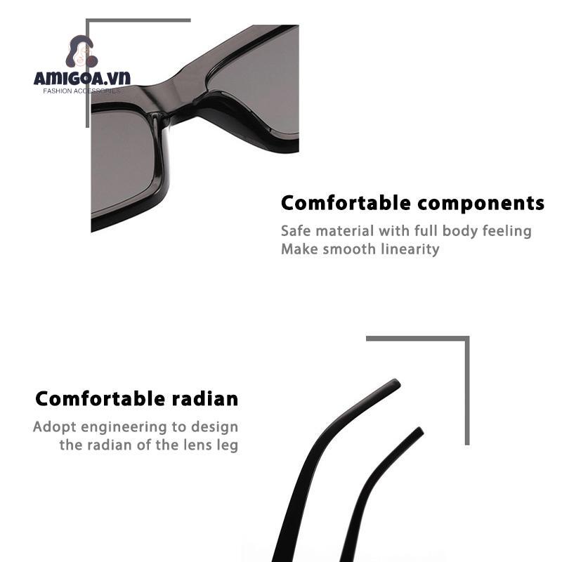 Kính Mát Gọng Vuông Phong Cách Cổ Điển Thời Trang Cho Nữ