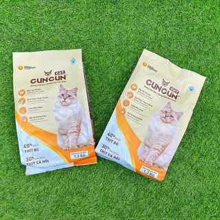 Hạt thức ăn cho mèo Cun Cun Cat - 1.2kg