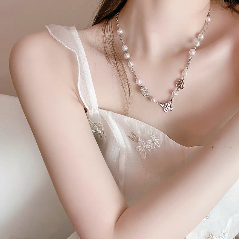 Vòng cổ unisex hình hoa cute - Maben