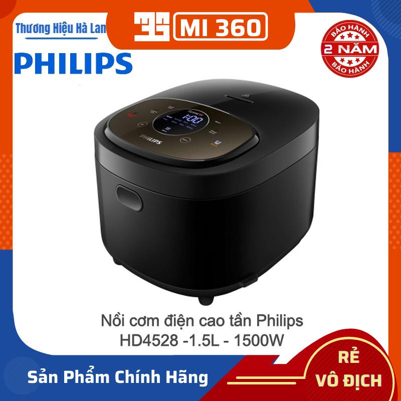 Nồi Cơm Điện Cao Tần Philips HD4528 1.5L 1500W✅Bảo Hành Chính Hãng 02 Năm