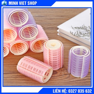 Lô quấn tóc, uốn tóc có gai tự dính giúp mái tóc xoăn đẹp, phồng