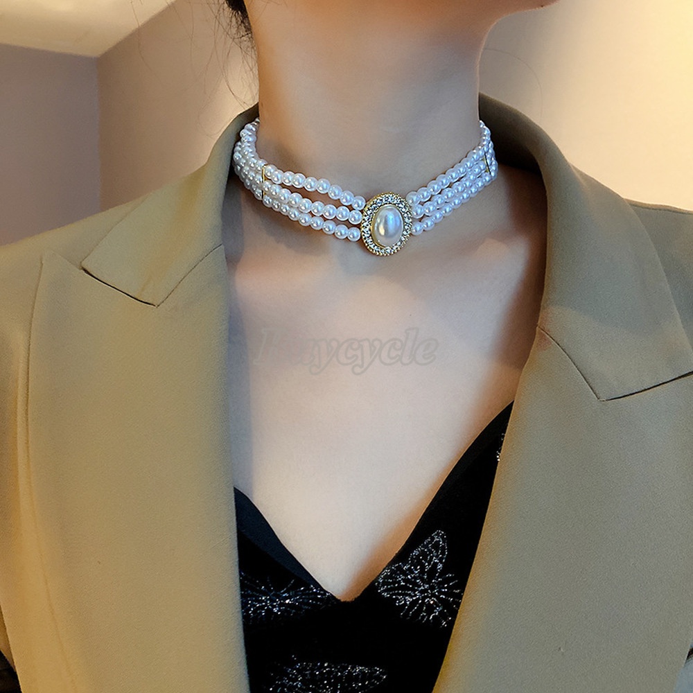 Vòng cổ Nhiều Tầng Phong Cách Retro Thời Trang Cho Nữ