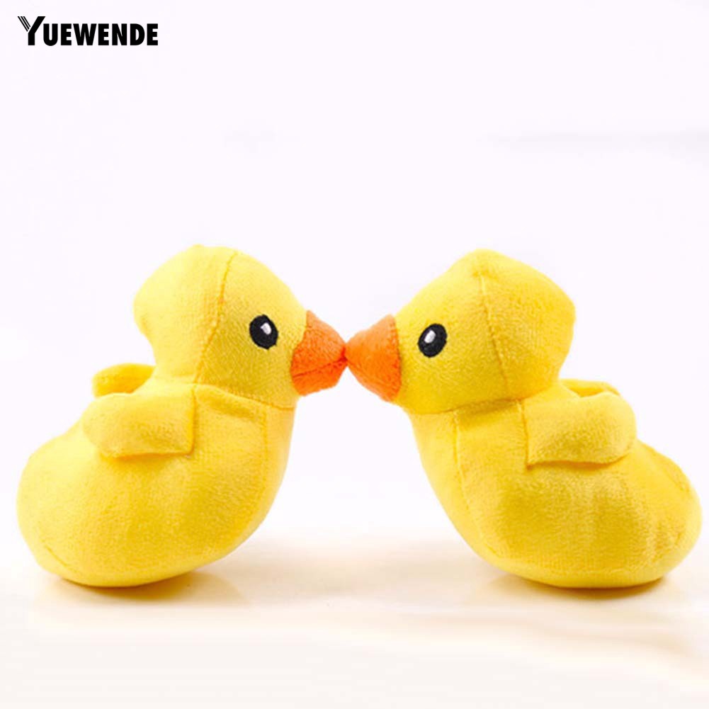 Đồ chơi nhồi bông hình vịt có âm thanh ngộ nghĩnh đáng yêu