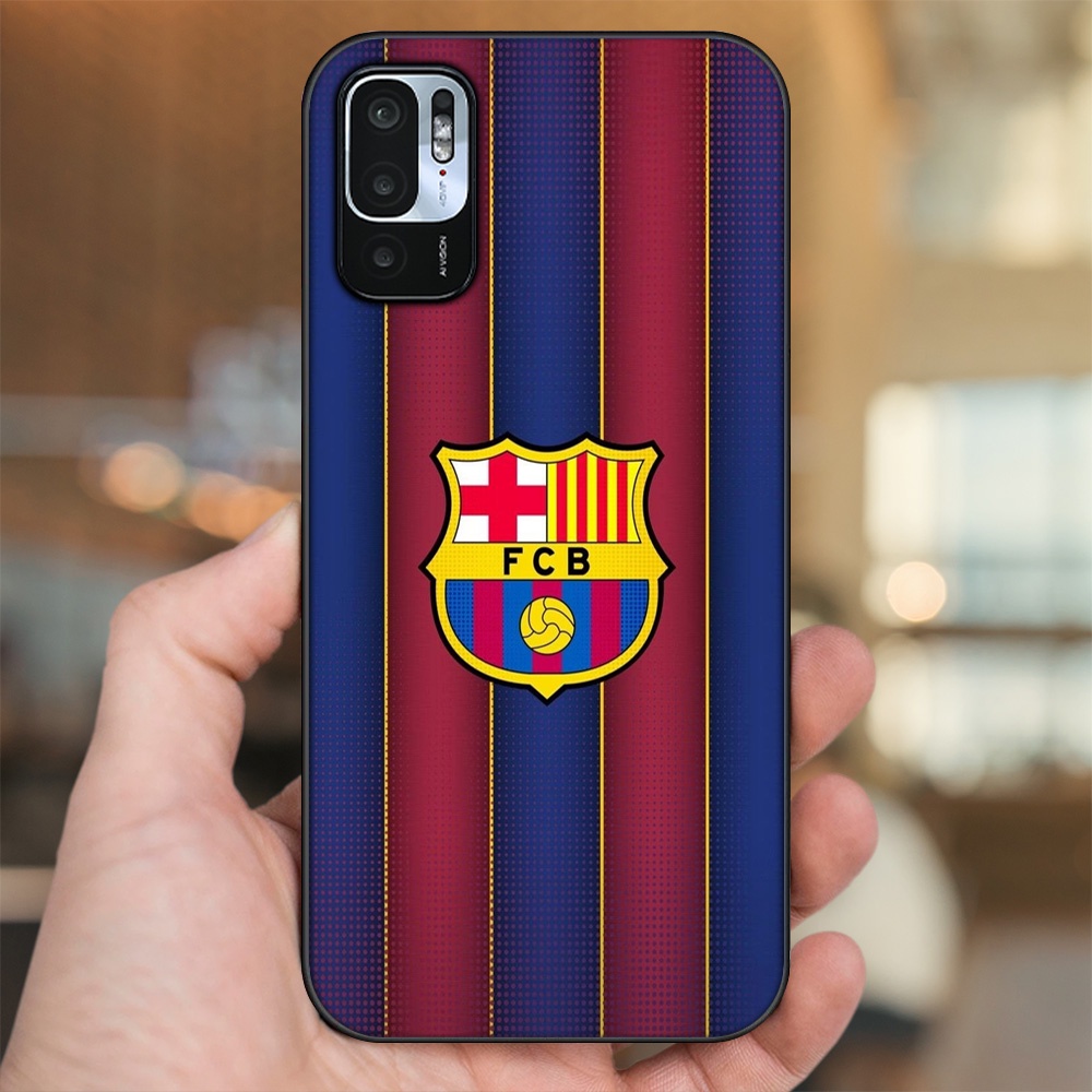 Ốp lưng Xiaomi Redmi Note 10 5G viền đen in hình Barcelona Barca