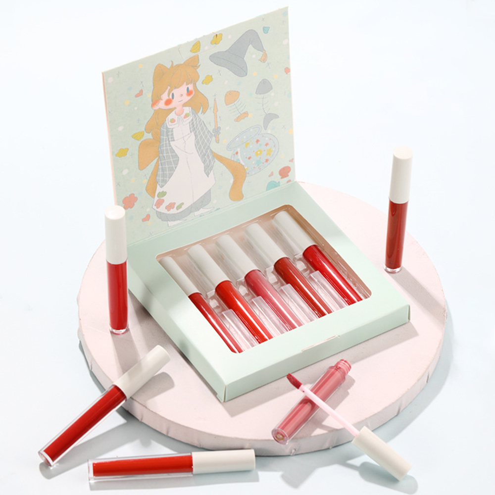 [Hàng mới về] Son môi màu nhung mượt lâu trôi chống thấm nước thời trang cho nữ