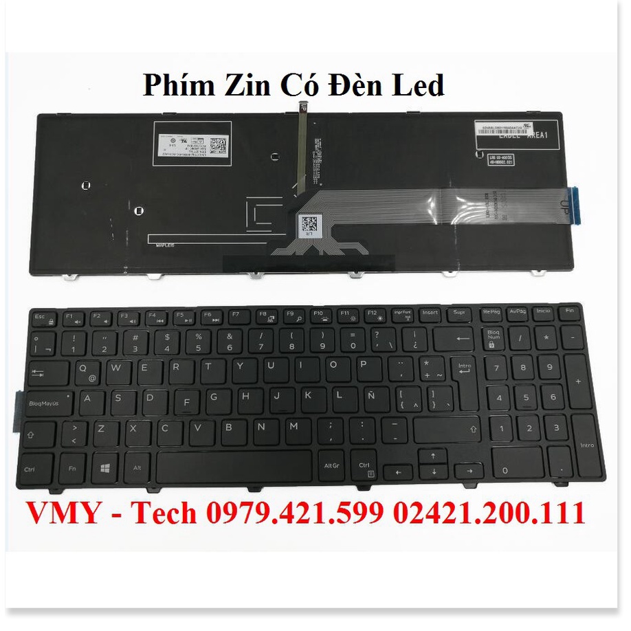 P̷H̷Ụ̷ ̷K̷I̷Ệ̷N̷ ̷S̷Ố̷ Bàn phím laptop Dell Vostro 15 3000 3549 3558 3559 3562 3565 3568 3578 3572