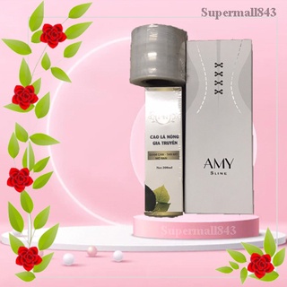 COMBO Đai Gen Nịt Bụng AMY 24cm + Cao lá nóng giảm mỡ bụng + Cuộn màng ủ PE quấn bụng