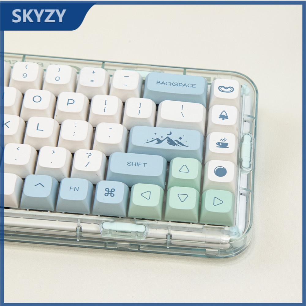 Snow Mountain Keycap XDA Cấu hình Iceberg 134 Phím PBT DYE SUB Bàn phím cơ học Keycaps