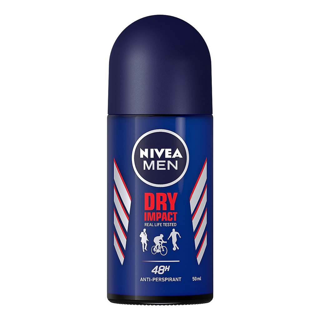 Lăn khử mùi hôi nách NIVEA Men Phân Tử Bạc / Cool Kick / Dry Impact 50ml