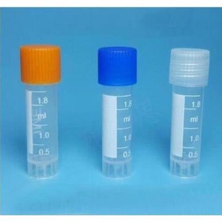 25 Ống cryo, ống lưu trữ lạnh tế bào 1.8 ml-2ml