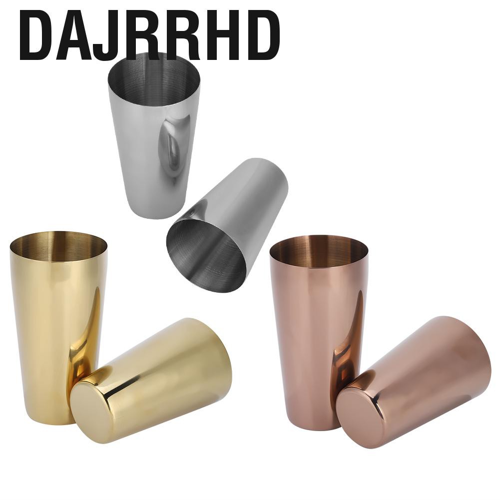 Dajrrhd 304 Stainless Steel Cocktail Shaker Bottle Set Bartender Bar Accessory Barware Tools