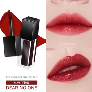 Son A’Pieu Color Lip Stain Gel Tint #RD03 Đỏ rượu siêu đẹp
