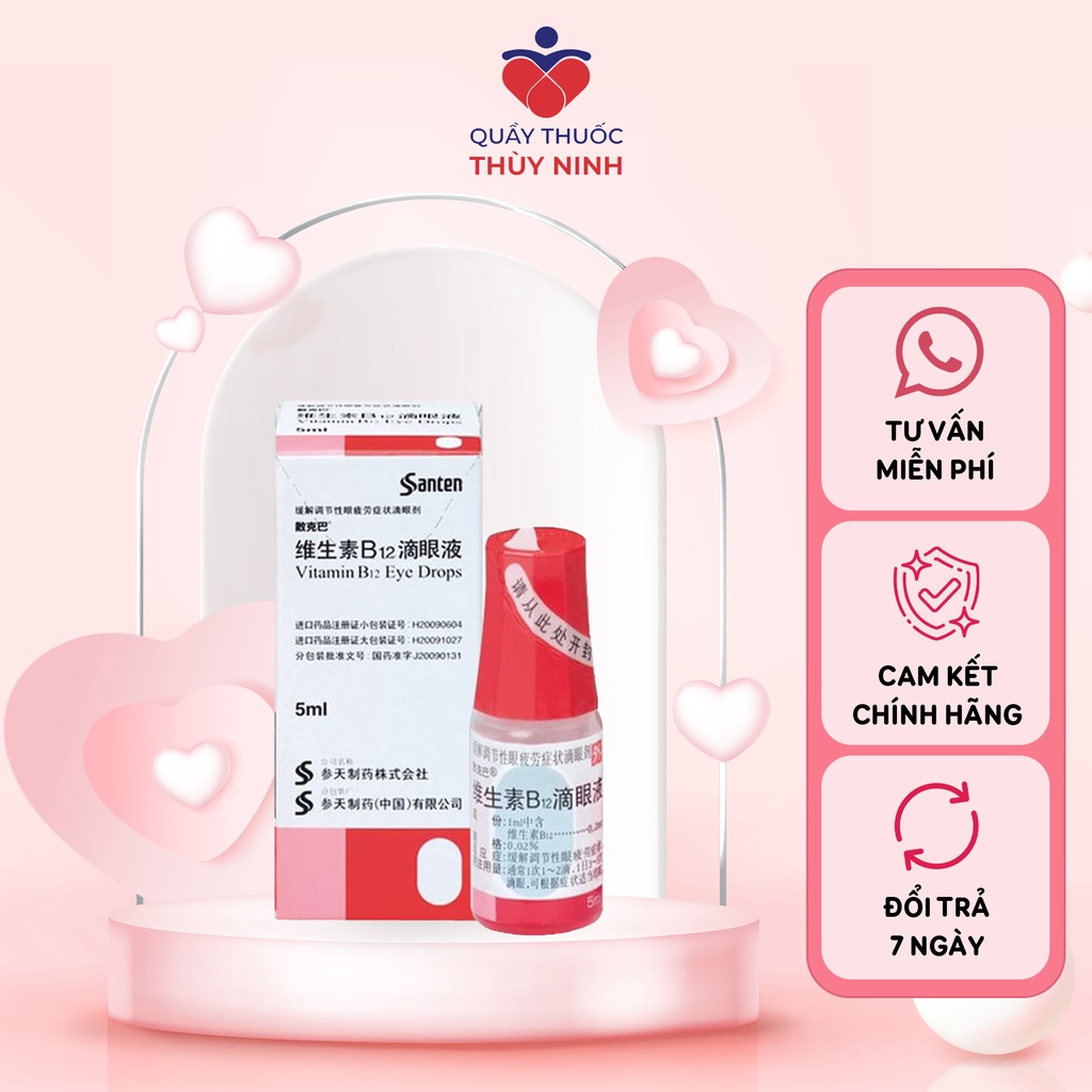 Nước nhỏ mắt cận Sancoba Nhật Bản hỗ trợ tăng cường thị lực 5ml