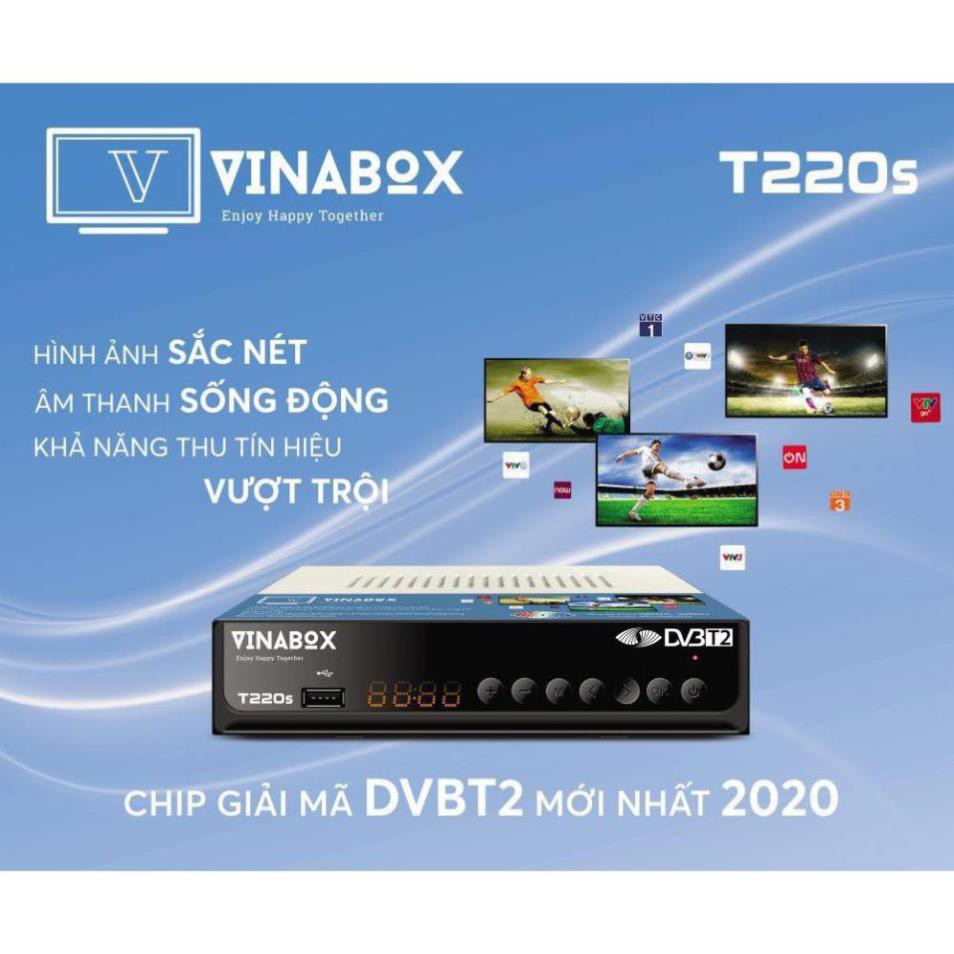 Đầu thu mặt đất DVBT2 VINABOX T220s