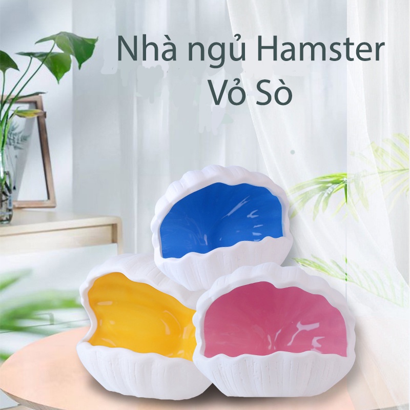 Nhà ngủ cho chuột Hamster Size lớn dáng vỏ sò - Hàng loại 1