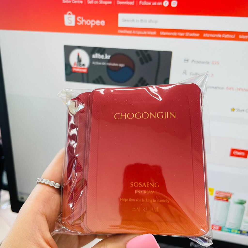 Set 20 mẫu kem dưỡng/ tinh chất Chogongjin Sosaeng Jin 20ml