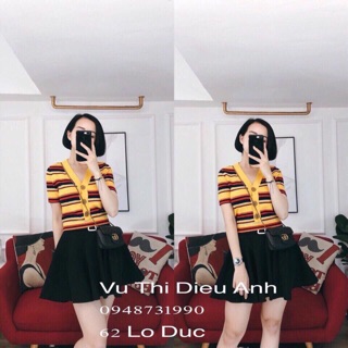 G29. 8710. ÁO LEN KẺ CỔ TIM KHUY