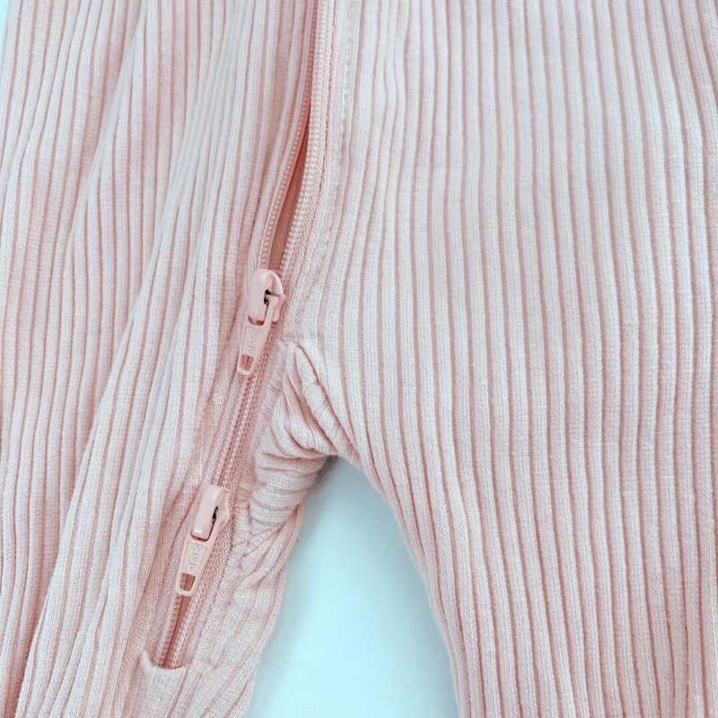 Bodysleep bodysuit bộ liền thân áo liền quần khóa 2 chiều màu trơn chất liệu thun organic xuất dư cho bé sơ sinh đến 9m