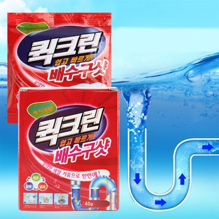 Gói Thông Tắc Cống ĐỎ, Tẩy Rửa Bồn Cầu Cực Mạnh - Làm Tan Cặn Bẩn, Tóc, Rác Bồn Tắm, Rửa Bát