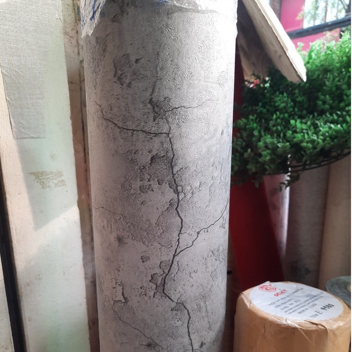 Decal Dán Tường Xi Măng, Giấy Dán Tường Giả Bê Tông, Xi Măng