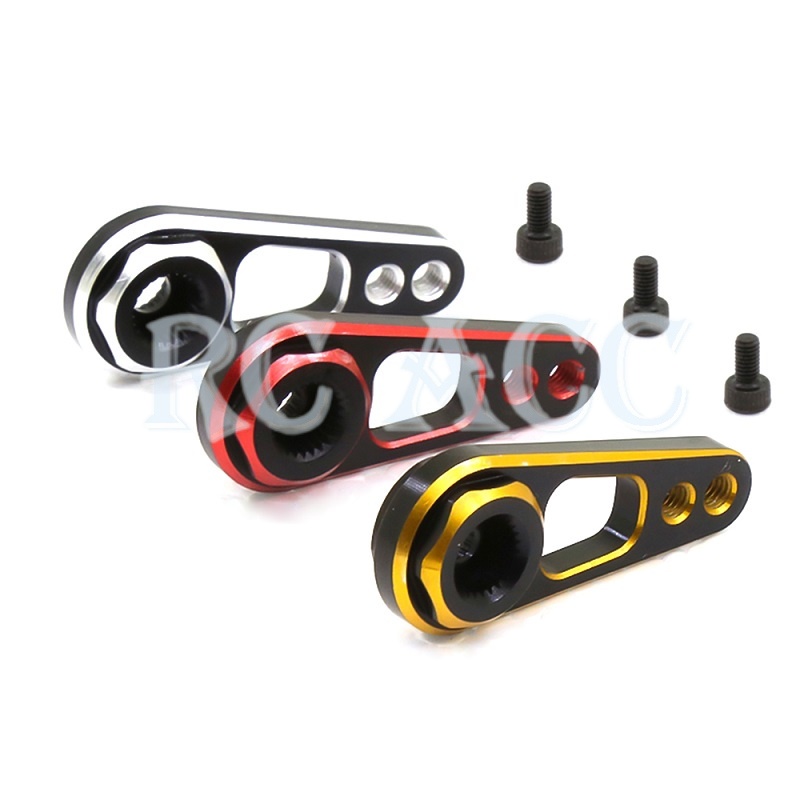 Thanh Servo 25T Bằng Hợp Kim Nhôm Cho Xe Điều Khiển 1/10 Traxxas TRX4 Axial SCX10 90046 D90 CC01 Recat