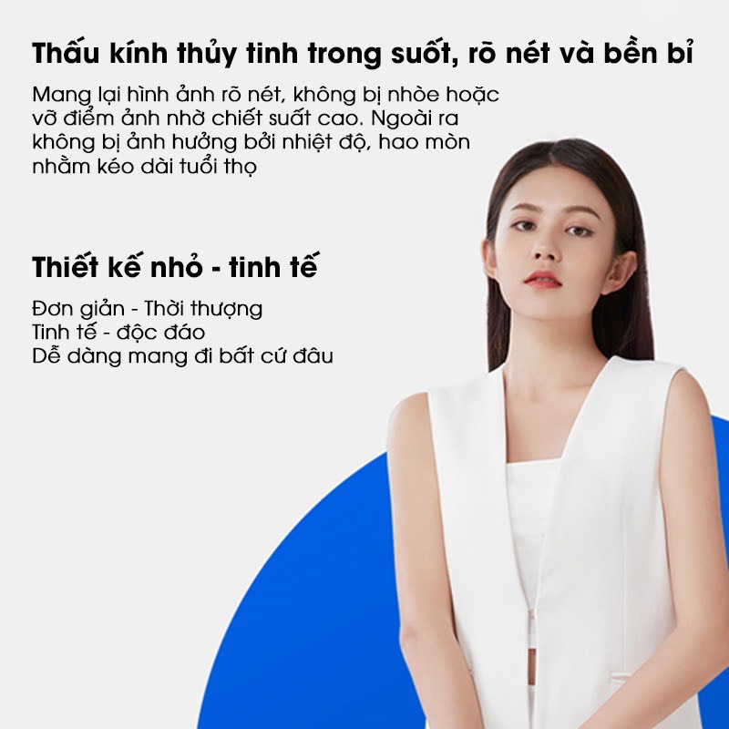 Máy chiếu Wanbo T6 MAX bản Quốc Tế (Full HD 1080P,tự động lấy nét,Wifi 5G,Android 2GB/16 mượt mà