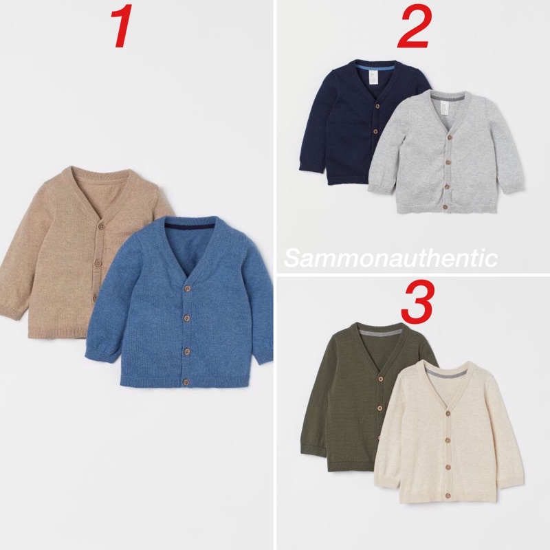 Áo cardigan hm bé trai sale