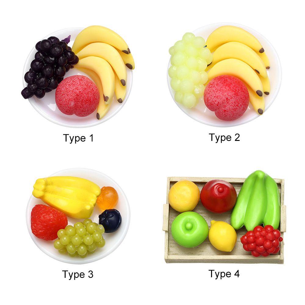 1 Bộ Khay Đựng Trái Cây Đồ Chơi Búp Bê