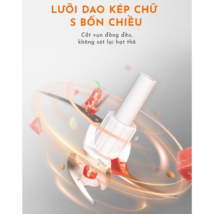 Máy xay thịt thực phẩm đa năng GAABOR GJ-M20A 2L (Nhựa - Tô Nhựa) - Hàng chính hãng