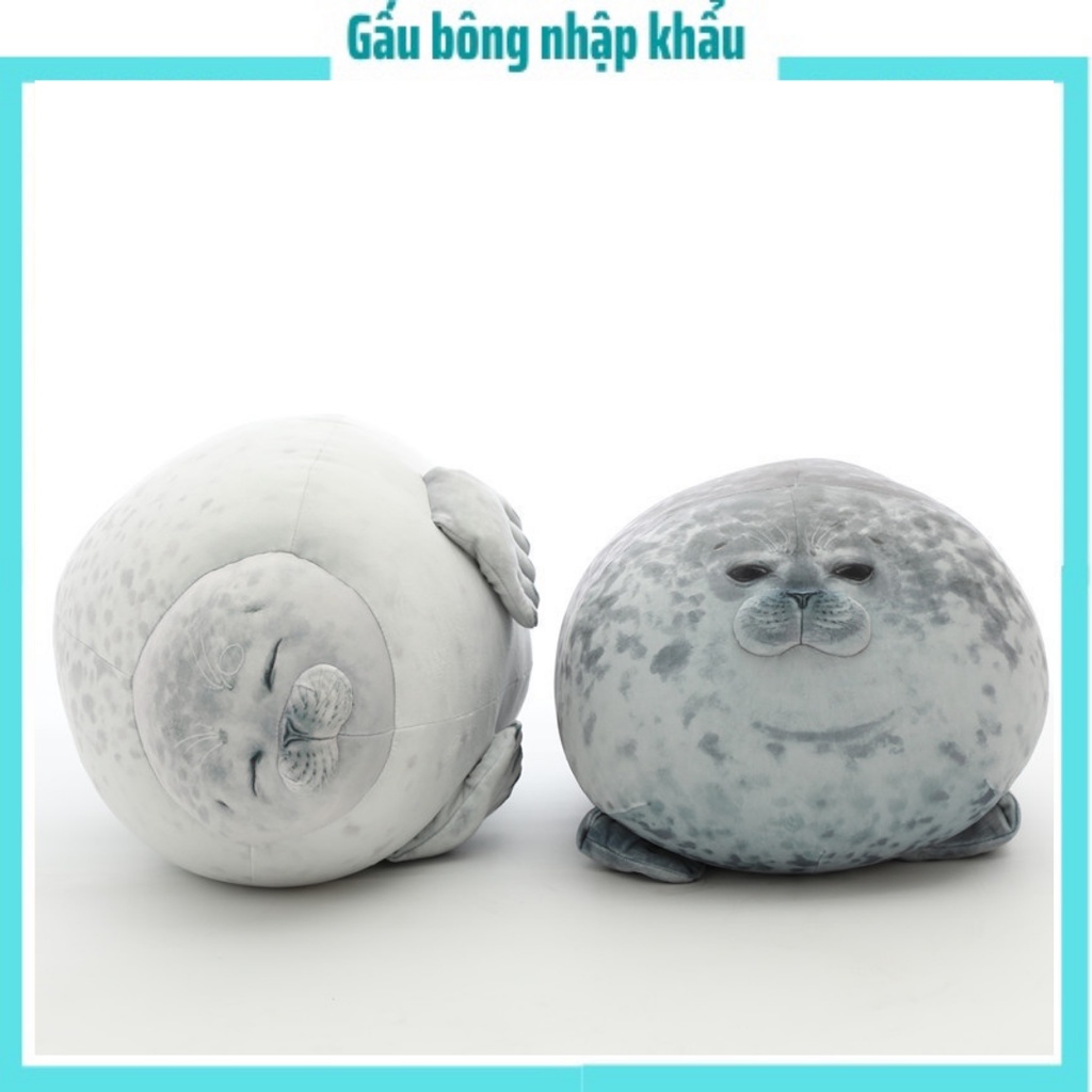 Gấu bông hải cẩu siêu đáng yêu, mềm mịn, ú nu làm gối ôm, quà tặng, trang trí - Thú nhồi bông cao cấp