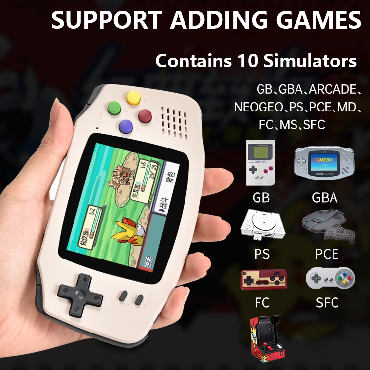Máy chơi game cầm tay 2022 2.8 inch cho gba nintendo và linh kiện