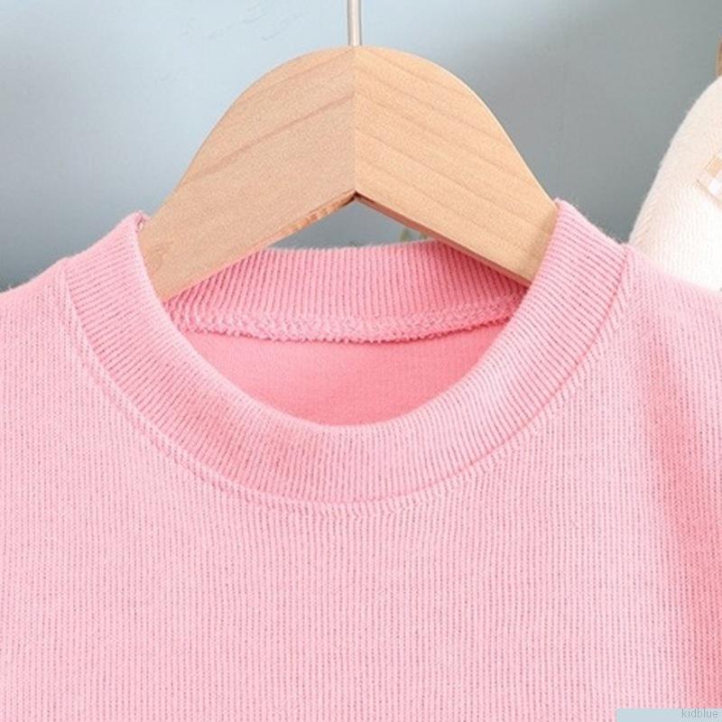 Đầm sweater chui đầu tay dài cổ tròn in hoạt hình nàng tiên cá thời trang mùa thu cho bé gái 0-5 tuổi