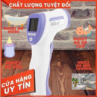 [Gía tốt] Máy đo thân nhiệt hồng ngoại từ xa INFRARED 8826, nhiệt kế hồng ngoại đo trán, nước, nhiệt độ cơ thể