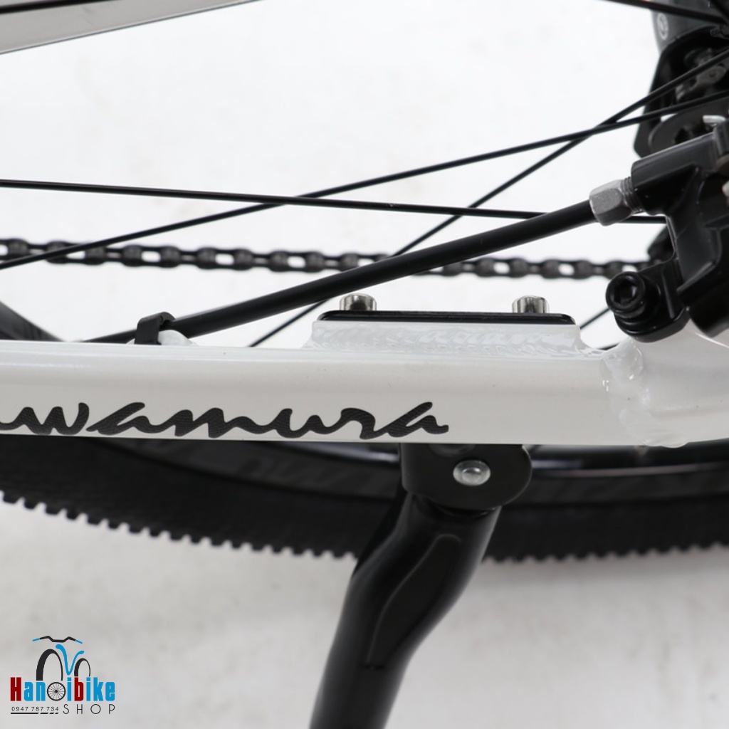 Xe đạp thể thao MTB Kawamura Misu 5 27 speed phanh dầu màu Cam Ghi