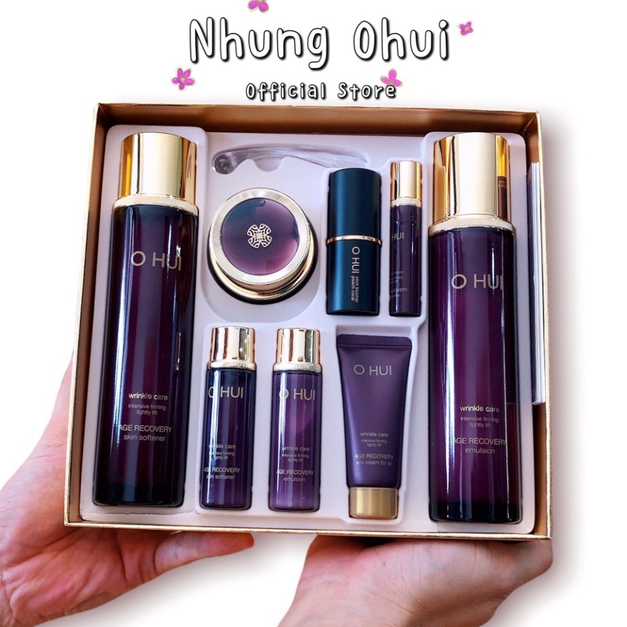 Sét dưỡng ẩm, chống lão hoá da, bổ sung collagen cho da sáng khoẻ Ohui tím fullsize