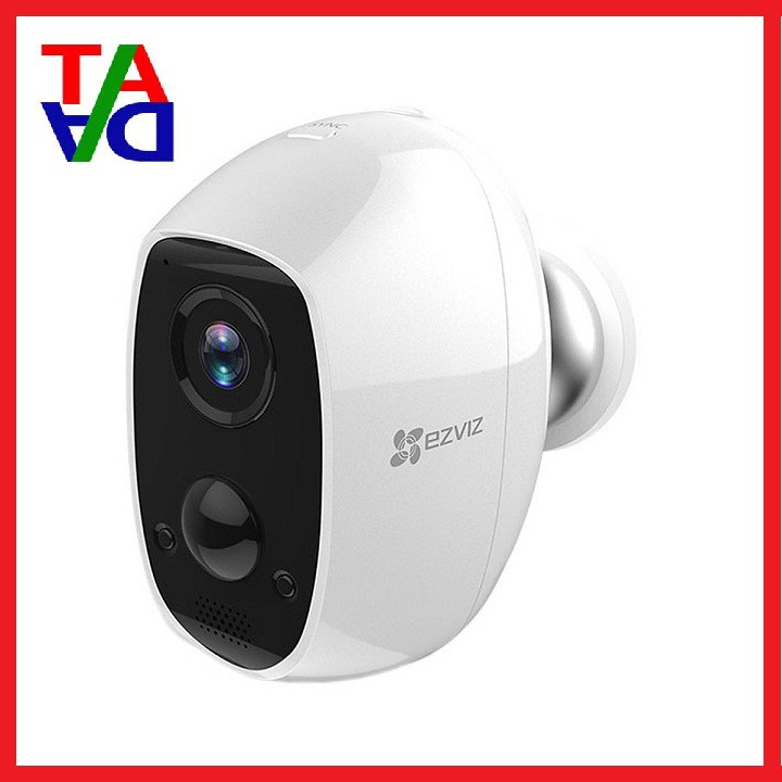 Camera Ezviz Ip C3A không dây - sử dụng Pin sạc - Hàng Chính hãng